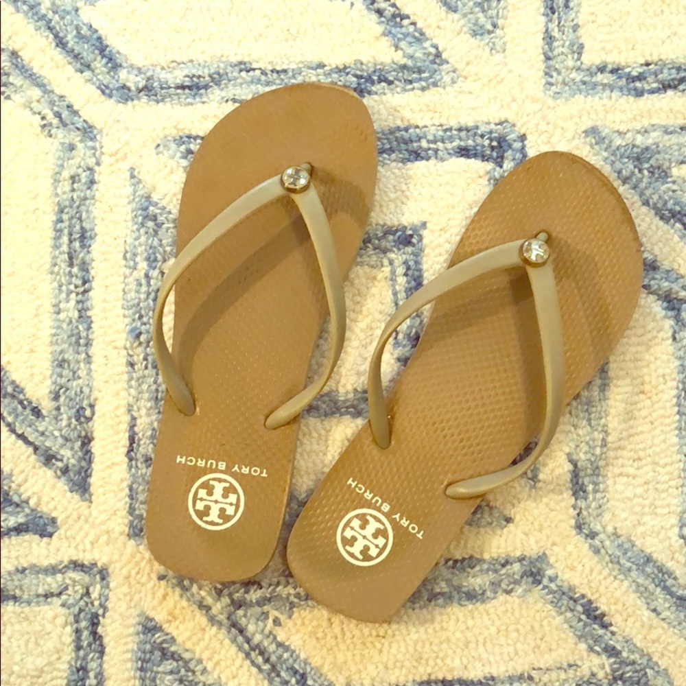 Tory Burch flip flops, 7M